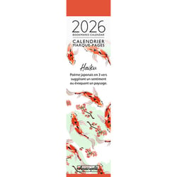 Calendrier marque-pages 2026 Pictura - Illustrations Haiku