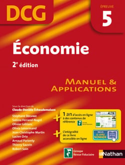Economie - épreuve 5  - DCG manuel Format : ePub 2 DCG Livre - Format : ePub 2