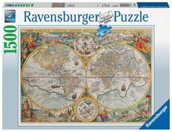 Puzzle Mappemonde 1954 - 1500 pièces