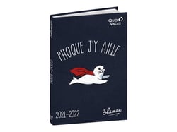Agenda scolaire journalier 2021/2022 - Shaman phoque - 12x17 cm - Quo Vadis