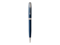 Stylo bille Parker - Sonnet Bleu Subtile  - Noir - Pointe moyenne