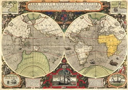 Old map - Puzzle de 6000 pièces - Collection High Quality - Clémentoni