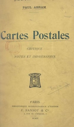 Cartes postales - Critique, notes et impressions, nouvelle