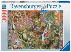 Puzzle 3000 pièces - Jardin des signes solaires