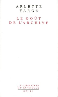 Le Goût de l'archive