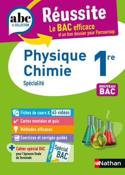 Physique-Chimie 1re - ABC Réussite - Bac 2027 - Programme de première 2026-2027 - Enseignement de spécialité - Cours, Méthode, Exercices et Corrigés guidés - EPUB