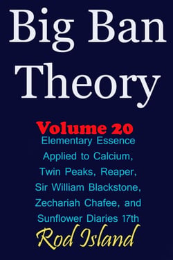 Big Ban Theory: Elementary Essence Applied to Calcium, Twin Peaks, Reaper, Sir William Blackstone,  Zechariah Chafee, and Sunflower Diaries 17th, Volume 20 - Big Ban Theory, #16