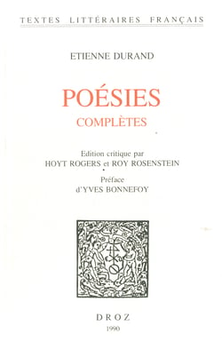 Poésies complètes