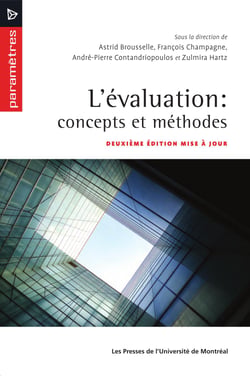 L'évaluation: concepts et méthodes - Deuxième édition