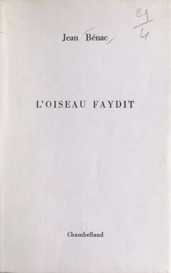 L'oiseau faydit