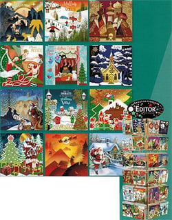 Carte Dble Theatre Hiver 13X13 Carte Dble Theatre Hiver 13X13
