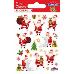 Stickers mini Global Gift - Classy Noël - 7,5 x 10 cm
