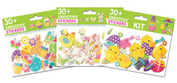 Lot de 30 stickers Global Gift - Smoothy Pâques - Modèles aléatoires - Vendu à l'unité