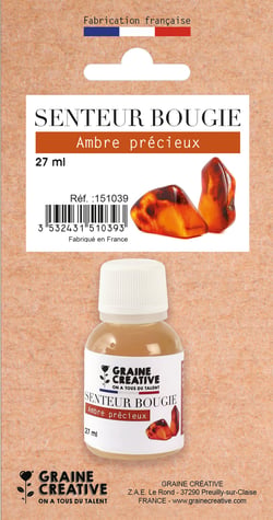 SENTEUR BOUGIE AMBRE PRECIEUX