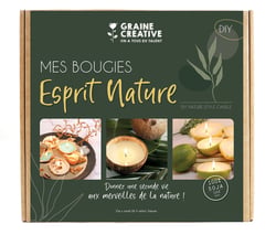 Graine Créative - Coffret DIY Bougie - Esprit Nature