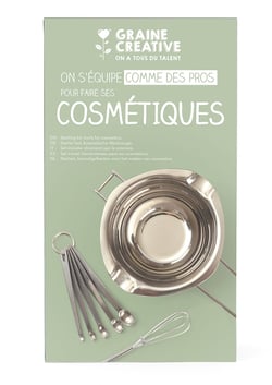 Kit outils cosmétiques - Graine créative - Bol, fouet et dose mesure