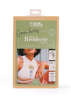 Graine Créative - Kit DIY tissage vêtement - Nature