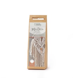 Kit de macramé Graine Crétaive - Art du fil - Bohème écru