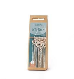 Kit de macramé Graine Créative - Art du fil - Coquillage écru