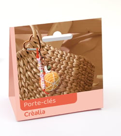 Kit porte-clés Créalia - orange - crush