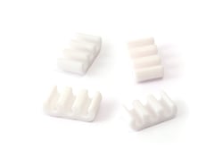 Lot de 4 attaches et 3 encoches luminaire Graine créative - Blanc