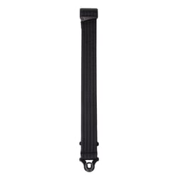 Sangle autobloquante rembourrée en nylon noire pour guitare - D'addario