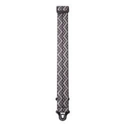 Sangle autobloquante en nylon noir et gris - D'addario