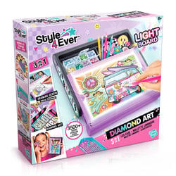 Mallette tablette LED 3 en 1 Diamant'art - Canal Toys
