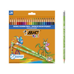 Pochette de 24 crayons de couleur - Evolution Illusion - Bic Kids