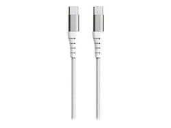 Force Power - Câble USB - 24 pin USB-C (M) pour 24 pin USB-C (M) - 3 A - 2 m - blanc