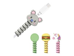 BigBen CONNECTED - Pack de 4 identificateurs de câble Licorne + Koala + Burger + Vert