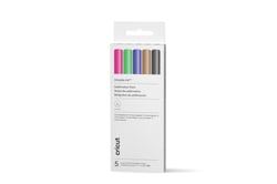 Lot de 5 marqueurs pointe fine - Cricut™ - Basique - Infusible ink