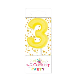 Mini bougie ScrapCooking® - 3 - Rose