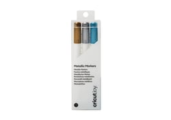 Lot de 3 marqueurs pointe moyenne - Cricut Joy™  - Couleurs assorties métalliques
