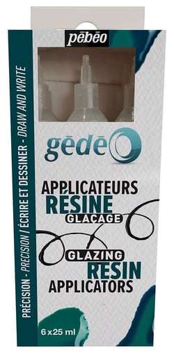 Set de 6 applicateurs résine glaçage