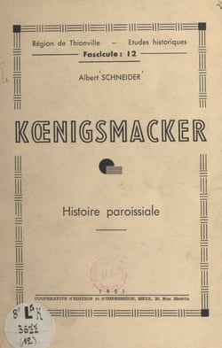 Kœnigsmacker - Histoire paroissiale
