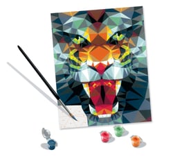 Peinture au numéro Ravensburger - CreArt - Polygon Tiger - 24 x 30 cm