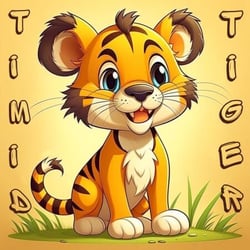 Timid Tiger - From Shadows to Sunlight
