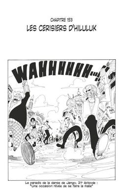 One Piece édition originale - Chapitre 153 - Les cerisiers d'Hiluluk