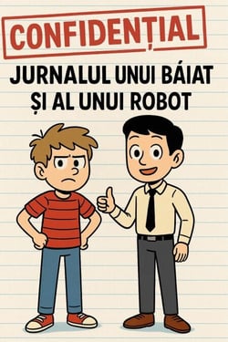CONFIDENȚIAL: JURNALUL UNUI BĂIAT ȘI AL UNUI ROBOT - Carti in limba romana copii, Carti pentru copii, carti pentru copii in limba romana
