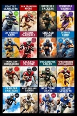 NFL Fun Facts - NFC Conference  Mega Bundle - 16000+ Fun Facts - Trivia Ape NFL Team Series, #100