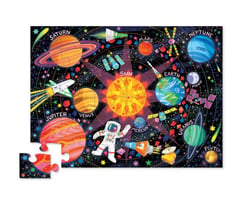 Puzzle 36 pièces - Explorateur de l'espace - Crocodile Creek