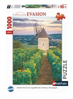 Puzzle Nathan 1000 pièces - MouliNathan Sorine du vignoble de Santenay, Bourgogne
