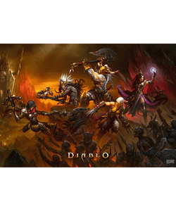 Puzzle Diablo Heroes Battle - 1000 pièces