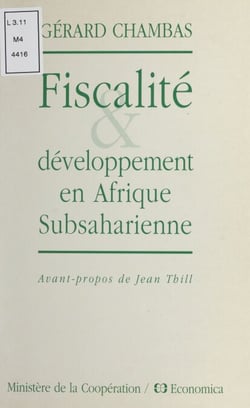 Fiscalité et développement en Afrique subsaharienne