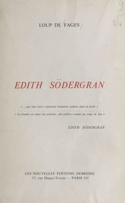 Edith Södergran