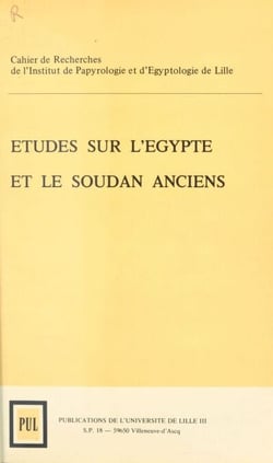 Études sur l'Égypte et le Soudan ancien (4)