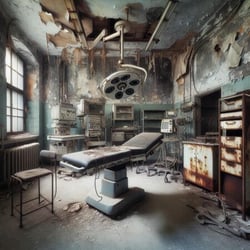 The Cursed Basement of the Hospital and the Angel of Death