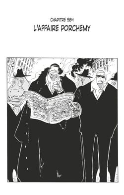 One Piece édition originale - Chapitre 584 - L'affaire Porchemy
