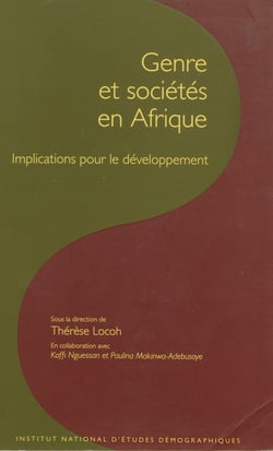 Genre et société en Afrique - Implications pour le développement